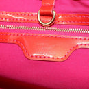 LOUIS VUITTON Monogram Vernis Wilshire Boulevard Bag Rose Pop M93643 Auth 162013-10