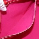 LOUIS VUITTON Monogram Vernis Wilshire Boulevard Bag Rose Pop M93643 Auth 162013-21