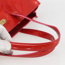 LOUIS VUITTON Monogram Vernis Wilshire Boulevard Bag Rose Pop M93643 Auth 162013-7