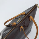 LOUIS VUITTON Monogram Vernis Bellevue GM Tote Bag Amarante M93589 Auth 162014-6