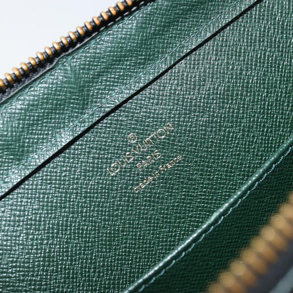 LOUIS VUITTON Taiga Baikal Clutch Bag Epicea M30184 LV Auth 162015