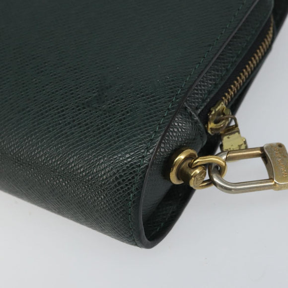 LOUIS VUITTON Taiga Baikal Clutch Bag Epicea M30184 LV Auth 162015