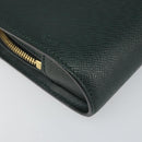 LOUIS VUITTON Taiga Baikal Clutch Bag Epicea M30184 LV Auth 162015-14