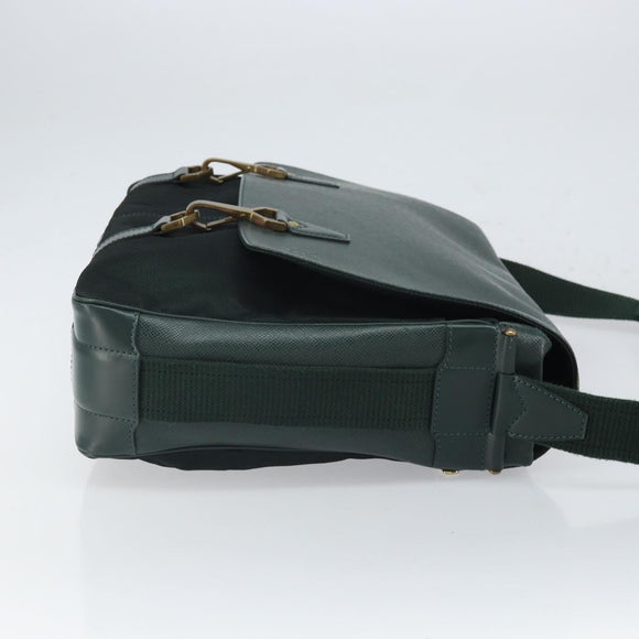 LOUIS VUITTON Taiga Leather Delsous Shoulder Bag Epicea M30164 LV Auth 162016