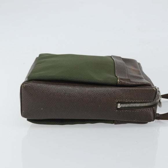 LOUIS VUITTON Taiga Sayan Shoulder Bag Epicea M30908 LV Auth 162017