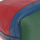 LOUIS VUITTON Epi Noe Shoulder Bag Tricolor Red Blue M44084 LV Auth 162018-14