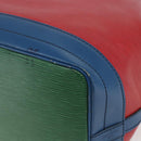 LOUIS VUITTON Epi Noe Shoulder Bag Tricolor Red Blue M44084 LV Auth 162018-15