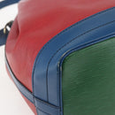 LOUIS VUITTON Epi Noe Shoulder Bag Tricolor Red Blue M44084 LV Auth 162018-16
