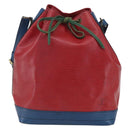 LOUIS VUITTON Epi Noe Shoulder Bag Tricolor Red Blue M44084 LV Auth 162018-13