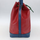 LOUIS VUITTON Epi Noe Shoulder Bag Tricolor Red Blue M44084 LV Auth 162018-3