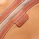 CELINE Macadam Canvas Hand Bag PVC Leather Brown Gold Auth 162026-16