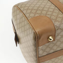 CELINE Macadam Canvas Hand Bag PVC Beige Gold Auth 162033-16