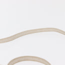 CELINE Shoulder Bag Leather White Gold Auth 162034-8