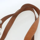 CELINE Macadam Canvas Tote Bag PVC Leather Brown Gold Auth 162038-8