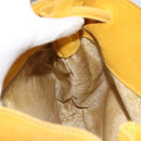 BOTTEGA VENETA Tote Bag Tote Bag Suede Yellow Silver Auth 162049-17