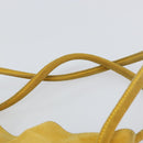 BOTTEGA VENETA Tote Bag Tote Bag Suede Yellow Silver Auth 162049-8