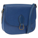 LOUIS VUITTON Epi Saint Cloud GM Shoulder Bag Toledo Blue M52195 LV Auth 162051-1