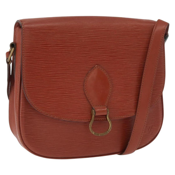 LOUIS VUITTON Epi Saint Cloud GM Shoulder Bag Brown M52193 LV Auth 162052