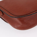 LOUIS VUITTON Epi Saint Cloud GM Shoulder Bag Brown M52193 LV Auth 162052-17