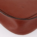 LOUIS VUITTON Epi Saint Cloud GM Shoulder Bag Brown M52193 LV Auth 162052-18