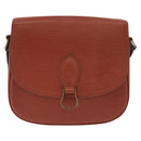 LOUIS VUITTON Epi Saint Cloud GM Shoulder Bag Brown M52193 LV Auth 162052-13