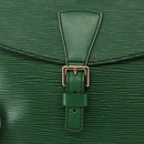 LOUIS VUITTON Epi Jeune Fille MM Shoulder Bag Green M52154 LV Auth 162053-18