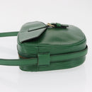 LOUIS VUITTON Epi Jeune Fille MM Shoulder Bag Green M52154 LV Auth 162053-4