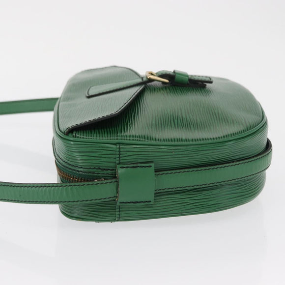 LOUIS VUITTON Epi Jeune Fille MM Shoulder Bag Green M52154 LV Auth 162053