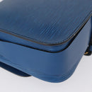 LOUIS VUITTON Epi Cartouchiere MM Shoulder Bag Blue M52245 LV Auth 162054-16
