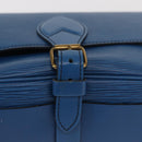 LOUIS VUITTON Epi Cartouchiere MM Shoulder Bag Blue M52245 LV Auth 162054-17