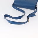 LOUIS VUITTON Epi Cartouchiere MM Shoulder Bag Blue M52245 LV Auth 162054-7