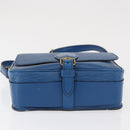 LOUIS VUITTON Epi Cartouchiere MM Shoulder Bag Blue M52245 LV Auth 162054-5