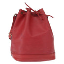 LOUIS VUITTON Epi Noe Shoulder Bag Red M44007 LV Auth 162058-1