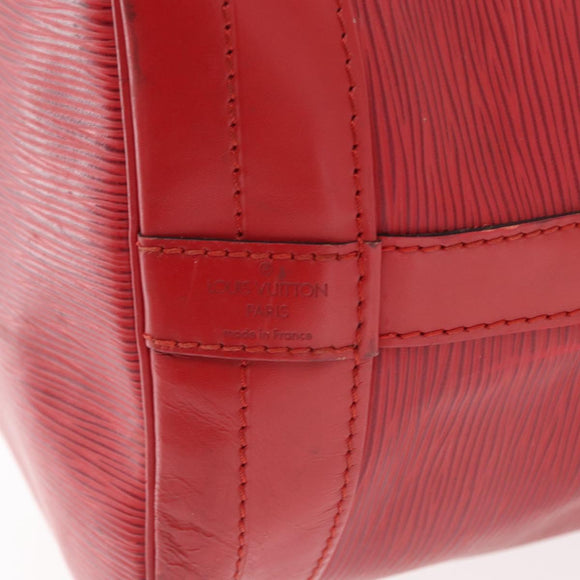 LOUIS VUITTON Epi Noe Shoulder Bag Red M44007 LV Auth 162058