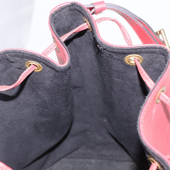 LOUIS VUITTON Epi Noe Shoulder Bag Red M44007 LV Auth 162058