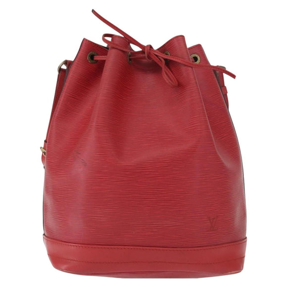 LOUIS VUITTON Epi Noe Shoulder Bag Red M44007 LV Auth 162058