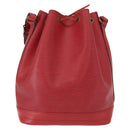 LOUIS VUITTON Epi Noe Shoulder Bag Red M44007 LV Auth 162058-3
