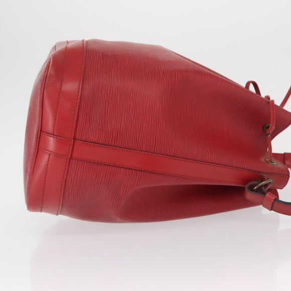 LOUIS VUITTON Epi Noe Shoulder Bag Red M44007 LV Auth 162058