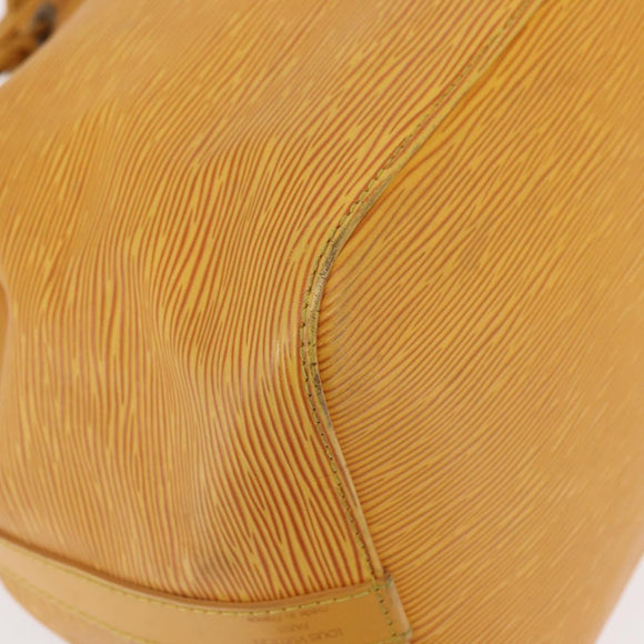 LOUIS VUITTON Epi Petit Noe Shoulder Bag Yellow M44109 LV Auth 162059