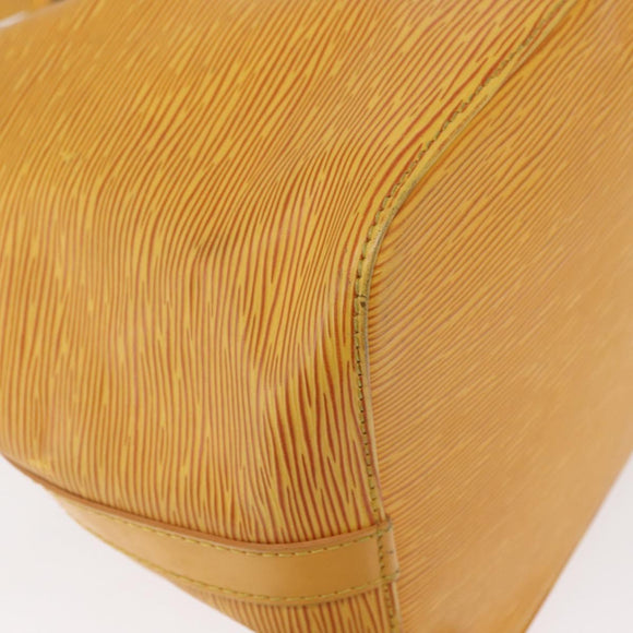 LOUIS VUITTON Epi Petit Noe Shoulder Bag Yellow M44109 LV Auth 162059