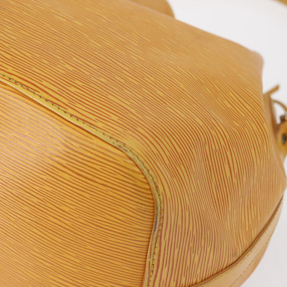 LOUIS VUITTON Epi Petit Noe Shoulder Bag Yellow M44109 LV Auth 162059