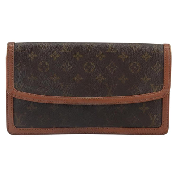 LOUIS VUITTON Monogram Pochette Dam GM Clutch Bag M51810 LV Auth 162060