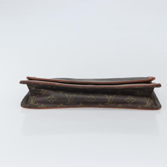 LOUIS VUITTON Monogram Pochette Dam GM Clutch Bag M51810 LV Auth 162060