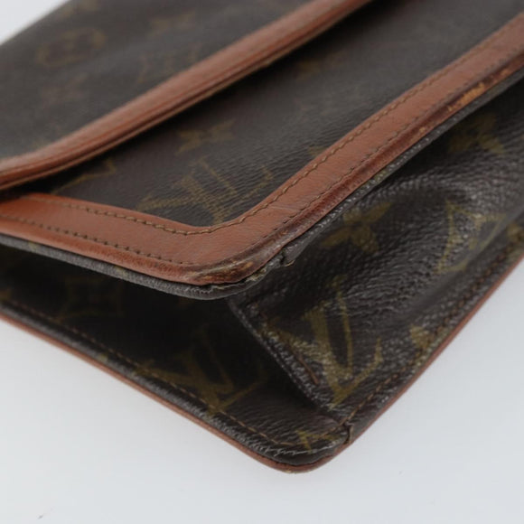 LOUIS VUITTON Monogram Pochette Dam GM Clutch Bag M51810 LV Auth 162060