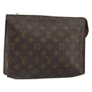 LOUIS VUITTON Monogram Poche Toilette 26 Pouch M47542 LV Auth 162065-1