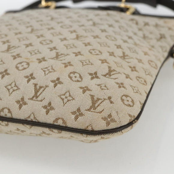 LOUIS VUITTON Monogram Mini Françoise Tote Bag 2Way Khaki M92209 LV Auth 162070