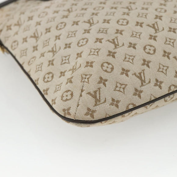 LOUIS VUITTON Monogram Mini Françoise Tote Bag 2Way Khaki M92209 LV Auth 162070