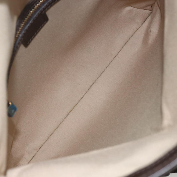 LOUIS VUITTON Monogram Mini Françoise Tote Bag 2Way Khaki M92209 LV Auth 162070