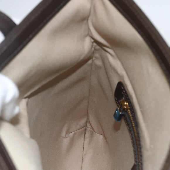LOUIS VUITTON Monogram Mini Françoise Tote Bag 2Way Khaki M92209 LV Auth 162070