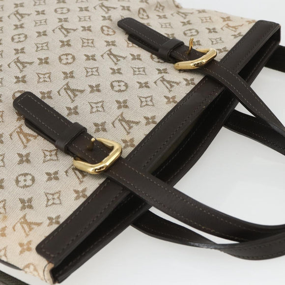 LOUIS VUITTON Monogram Mini Françoise Tote Bag 2Way Khaki M92209 LV Auth 162070